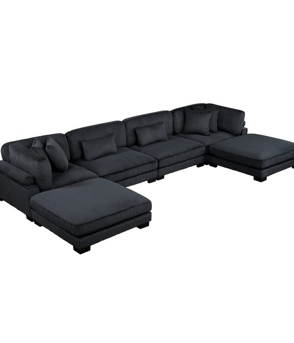 8555BK*2CR2AC2OT 6-Piece Modular Sectional wi...