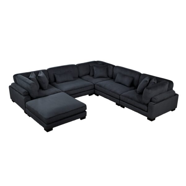 8555BK*3CR2ACOT 6-Piece Modular Sectional wi...