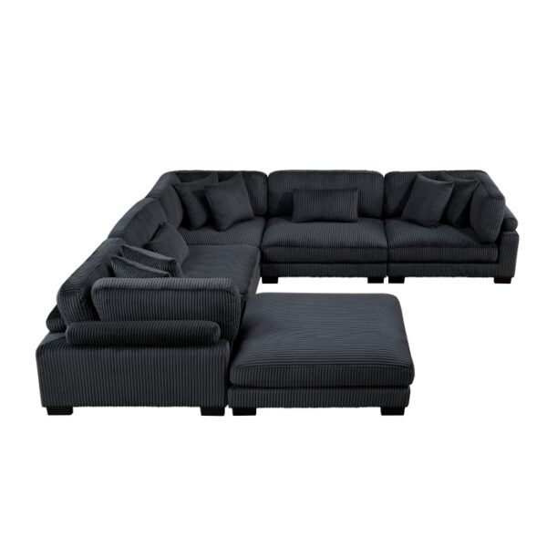 8555BK*3CR2ACOT 6-Piece Modular Sectional wi...