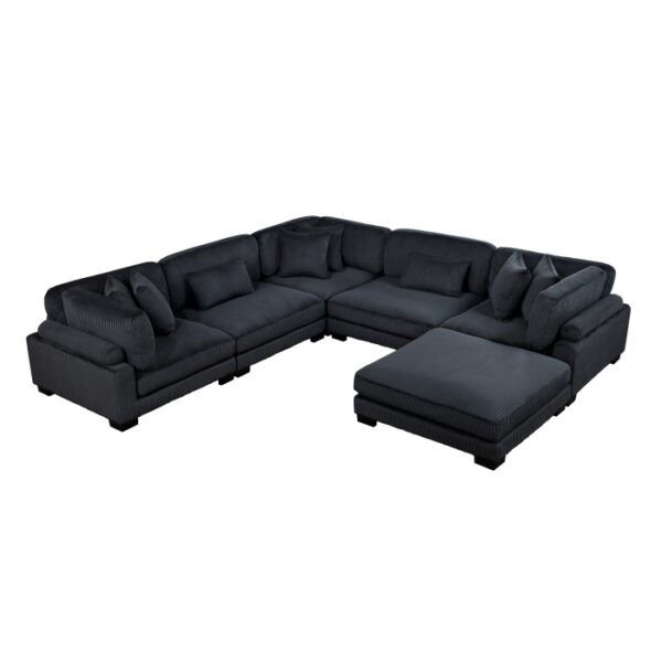 8555BK*3CR2ACOT 6-Piece Modular Sectional wi...
