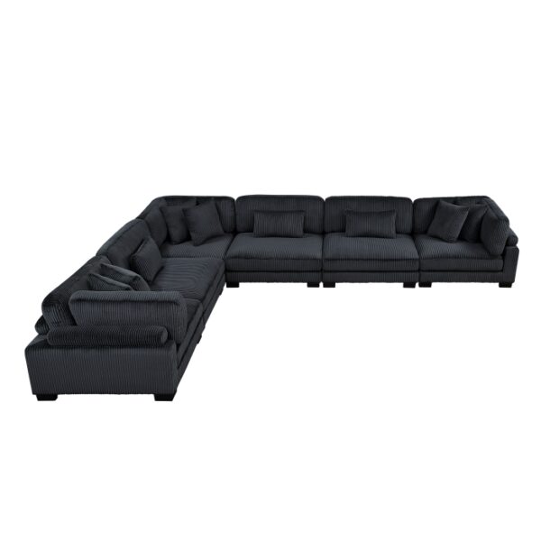 8555BK*3CR3AC 6-Piece Modular Sectional