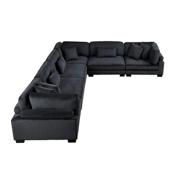 8555BK*3CR3AC 6-Piece Modular Sectional