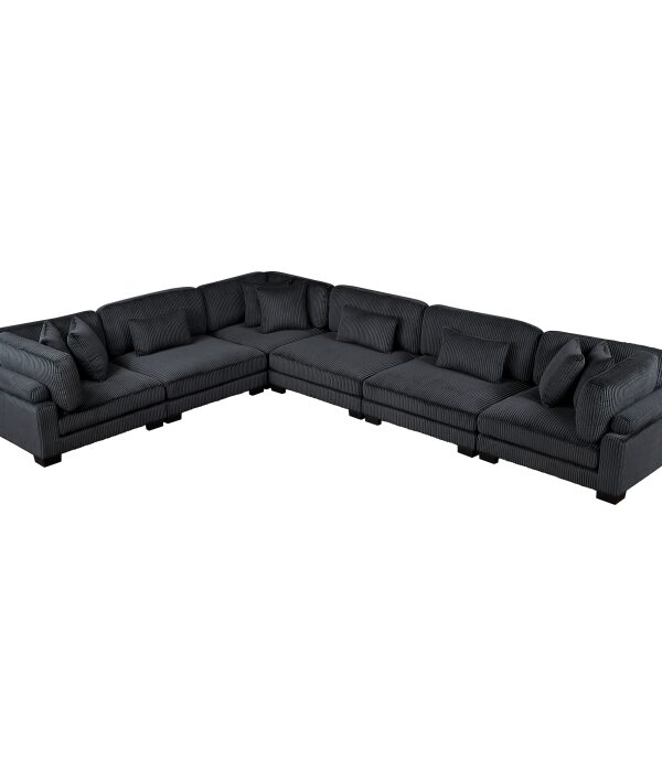 8555BK*3CR3AC 6-Piece Modular Sectional