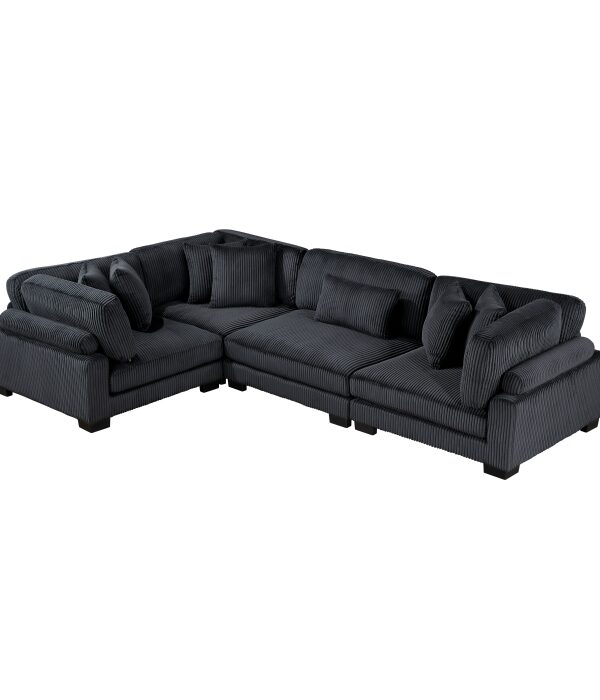8555BK*3CRAC 4-Piece Modular Sectional