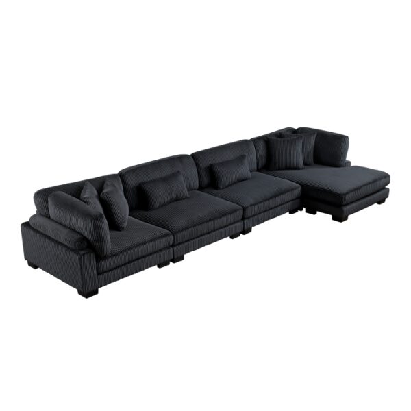 8555BK*CR2ACVC 4-Piece Modular Sectional wi...