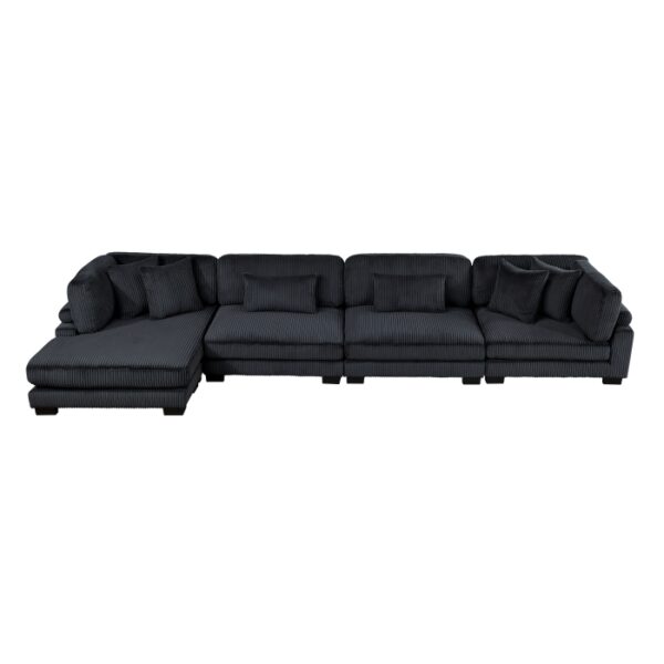8555BK*CR2ACVC 4-Piece Modular Sectional wi...