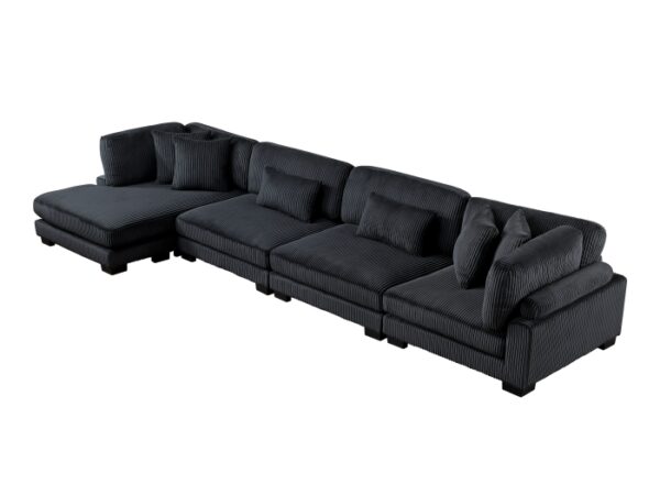 8555BK*CR2ACVC 4-Piece Modular Sectional wi...