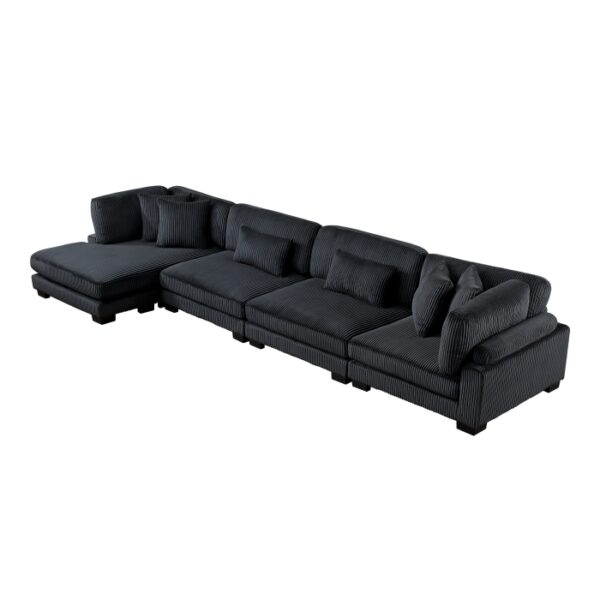 8555BK*CR2ACVC 4-Piece Modular Sectional wi...