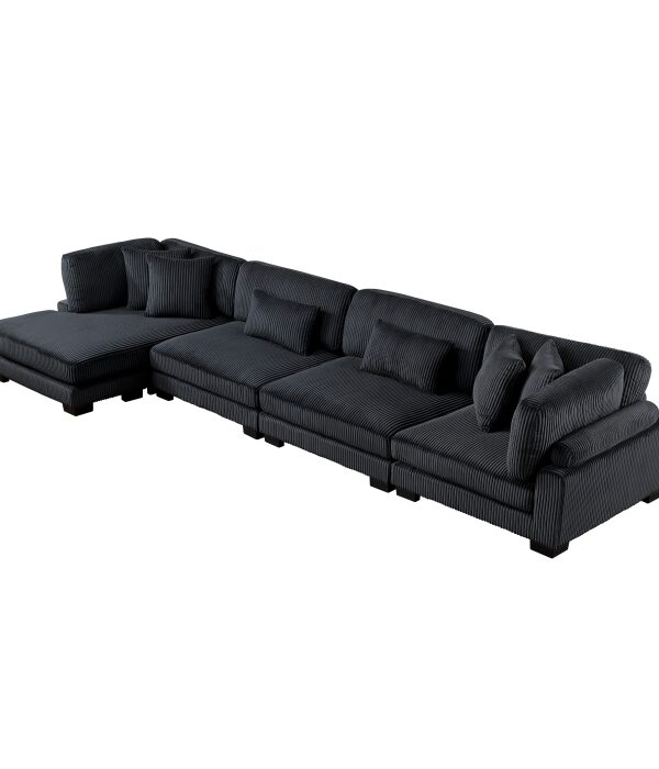 8555BK*CR2ACVC 4-Piece Modular Sectional wi...