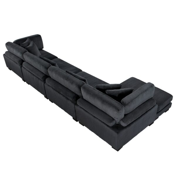 8555BK*CR2ACVC 4-Piece Modular Sectional wi...