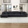 8555BK Seating-Traverse Collection 6-Piece Modular Sectional wi...