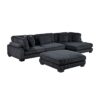 8555BK*CRACVCOT 4-Piece Modular Sectional wi...