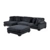 8555BK*CRACVCOT 4-Piece Modular Sectional wi...