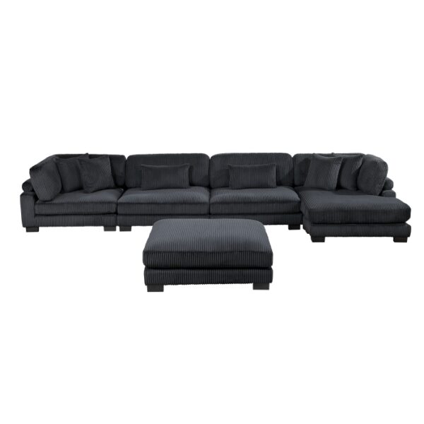 8555BK*CR2ACVCOT 5-Piece Modular Sectional wi...