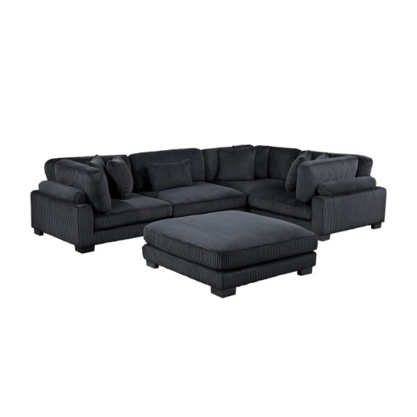 8555BK*3CRACOT 5-Piece Modular Sectional wi...