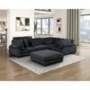 8555BK*3CRACOT 5-Piece Modular Sectional wi...