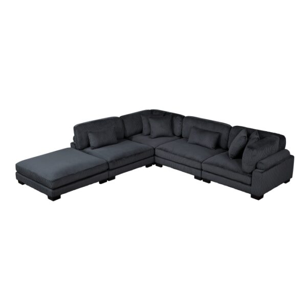 8555BK*5OT 5-Piece Modular Sectional wi...