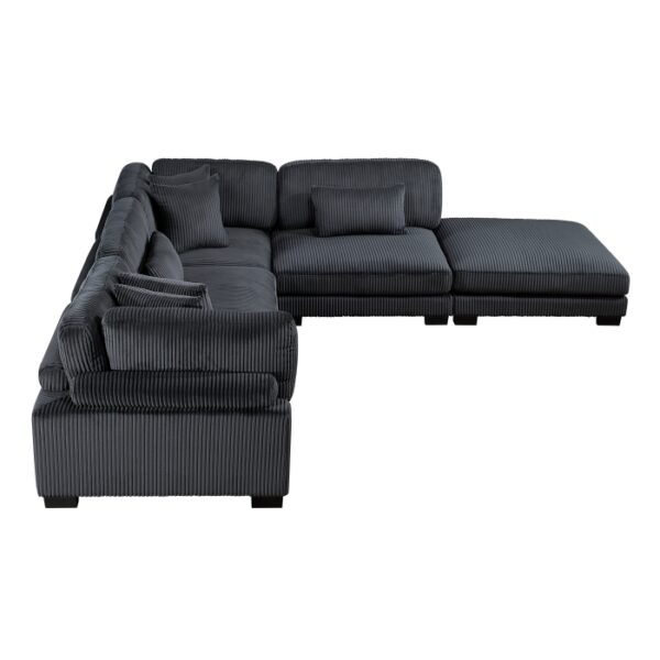 8555BK*5OT 5-Piece Modular Sectional wi...