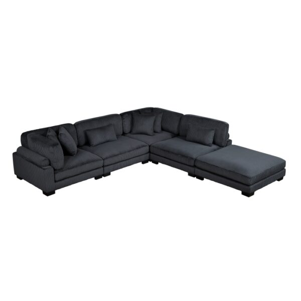 8555BK*5OT 5-Piece Modular Sectional wi...