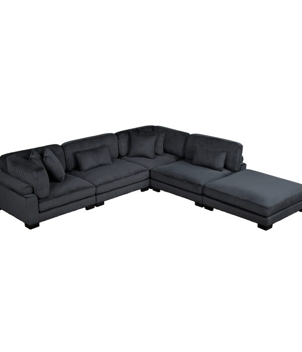 8555BK*5OT 5-Piece Modular Sectional wi...