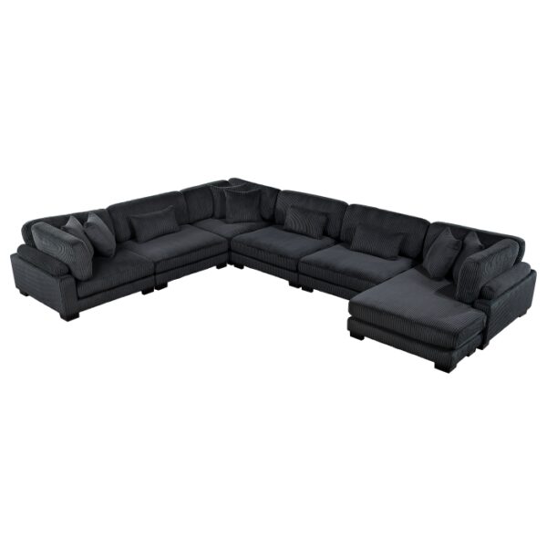 8555BK*2CR3ACVC 6-Piece Modular Sectional wi...