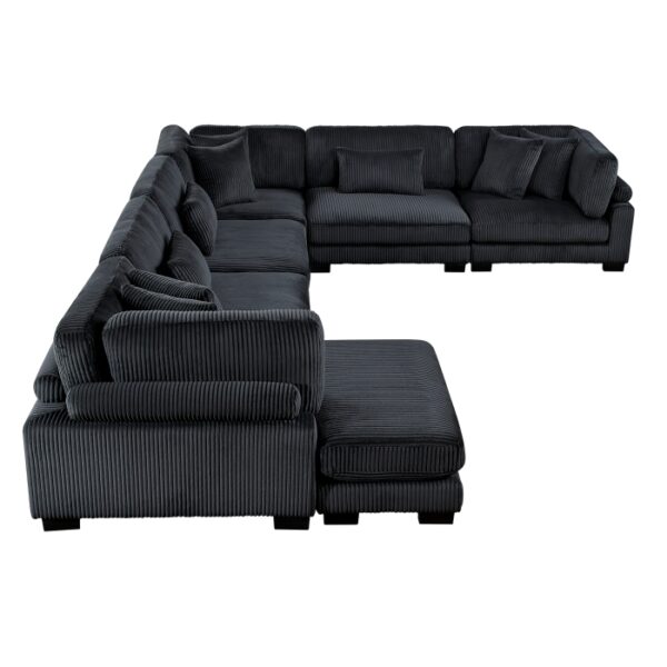 8555BK*2CR3ACVC 6-Piece Modular Sectional wi...