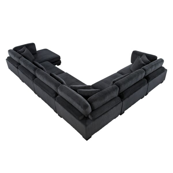 8555BK*2CR3ACVC 6-Piece Modular Sectional wi...