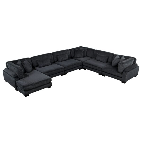8555BK*2CR3ACVC 6-Piece Modular Sectional wi...
