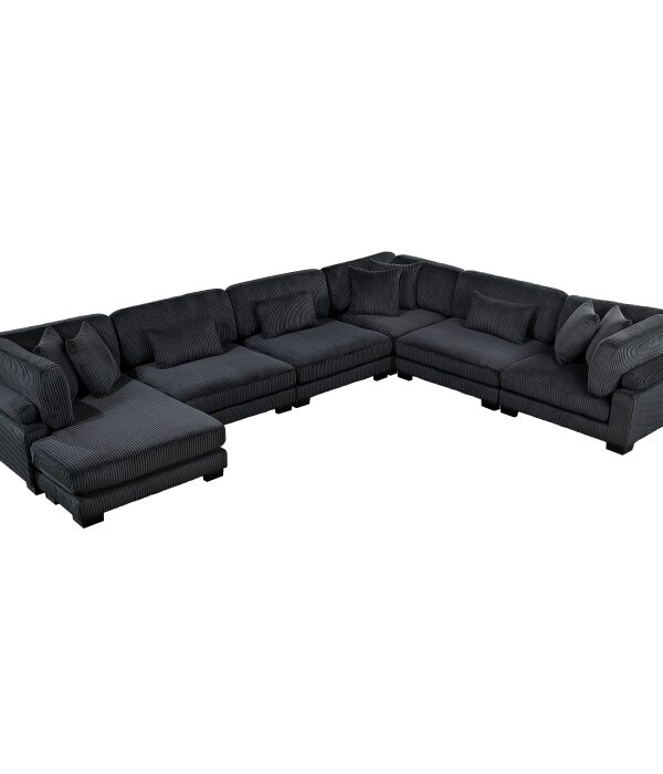 8555BK*2CR3ACVC 6-Piece Modular Sectional wi...
