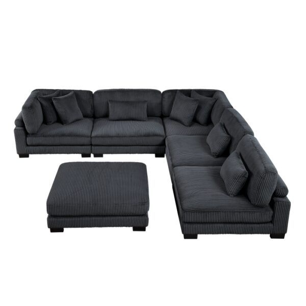 8555BK*6OT 6-Piece Modular Sectional wi...