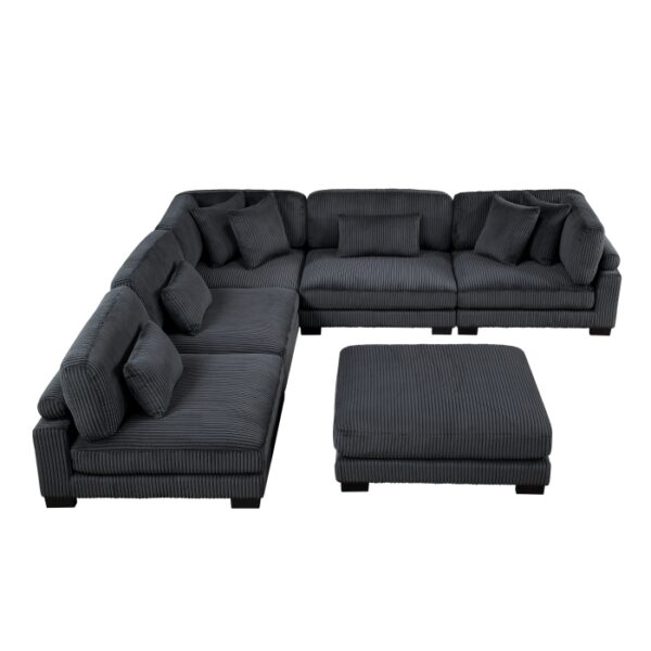 8555BK*6OT 6-Piece Modular Sectional wi...