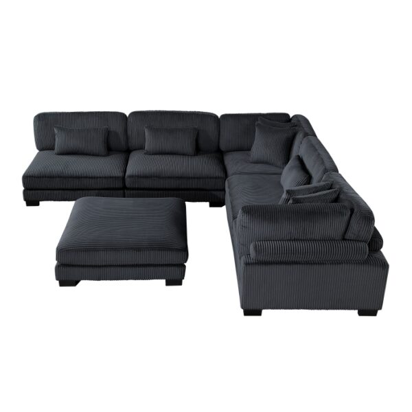 8555BK*6OT 6-Piece Modular Sectional wi...