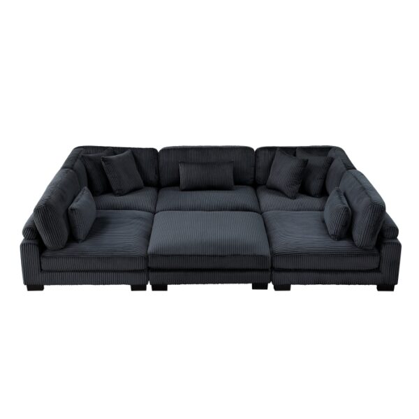 8555BK*6OT 6-Piece Modular Sectional wi...