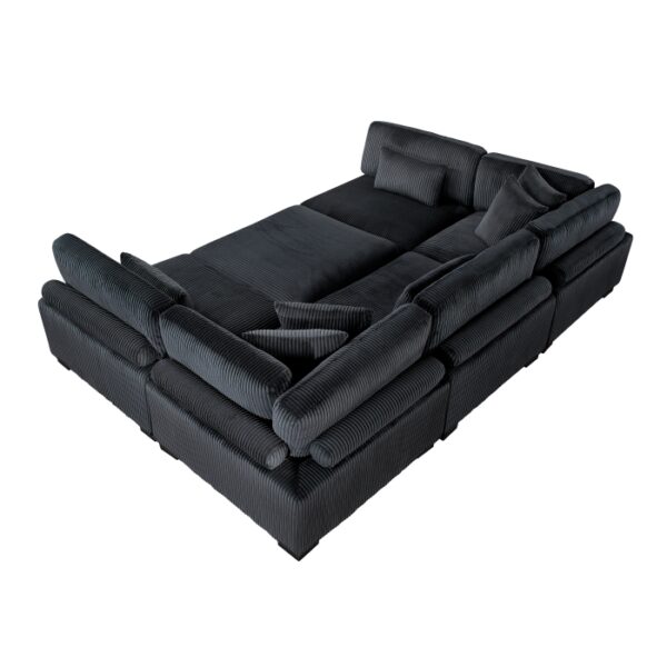 8555BK*6OT 6-Piece Modular Sectional wi...