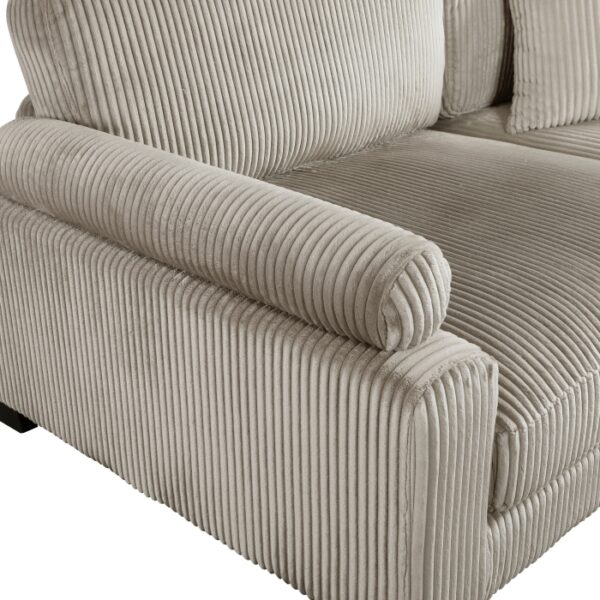 8555GB*3CRACOT 5-Piece Modular Sectional wi...