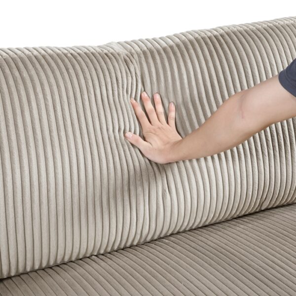 8555GB*3CRACOT 5-Piece Modular Sectional wi...