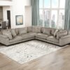 8555GB Seating-Traverse Collection 6-Piece Modular Sectional wi...