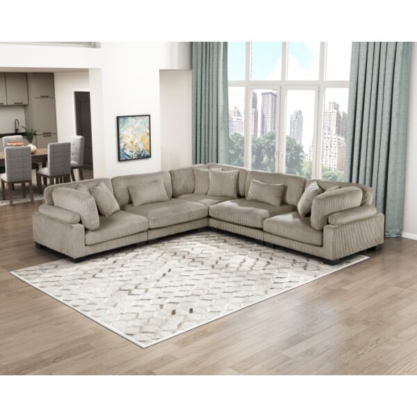 8555GB*2AC3CR 5-Piece Modular Sectional
