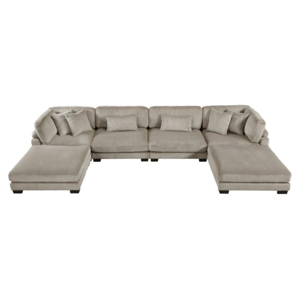 8555GB*2CR2AC2OT 6-Piece Modular Sectional wi...