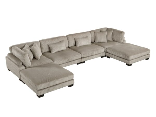8555GB*2CR2AC2OT 6-Piece Modular Sectional wi...