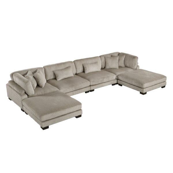 8555GB*2CR2AC2OT 6-Piece Modular Sectional wi...