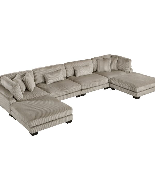 8555GB*2CR2AC2OT 6-Piece Modular Sectional wi...