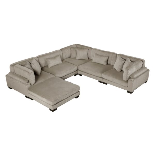 8555GB*3CR2ACOT 6-Piece Modular Sectional wi...