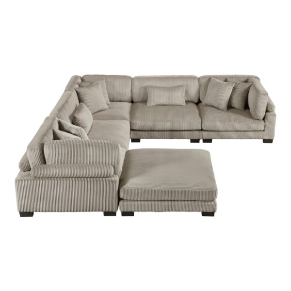 8555GB*3CR2ACOT 6-Piece Modular Sectional wi...