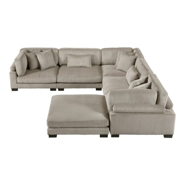 8555GB*3CR2ACOT 6-Piece Modular Sectional wi...