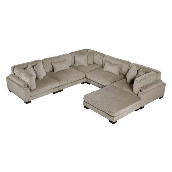 8555GB*3CR2ACOT 6-Piece Modular Sectional wi...