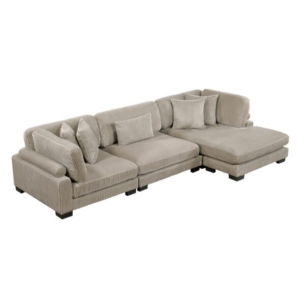 8555GB*CRACVC 3-Piece Modular Sectional wi...