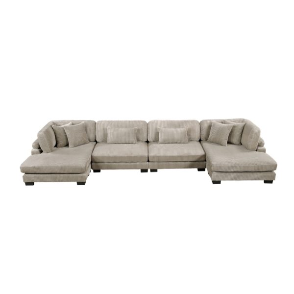 8555GB*2AC2VC 4-Piece Modular Sectional wi...