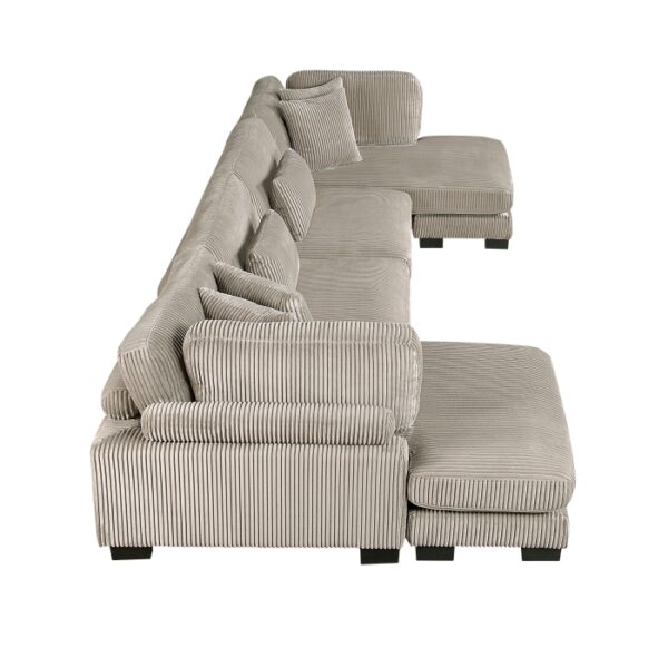8555GB*2AC2VC 4-Piece Modular Sectional wi...