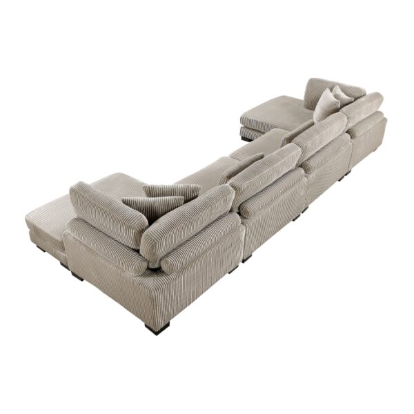 8555GB*2AC2VC 4-Piece Modular Sectional wi...